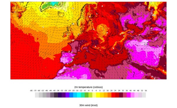 Olas de calor 2023 Europe